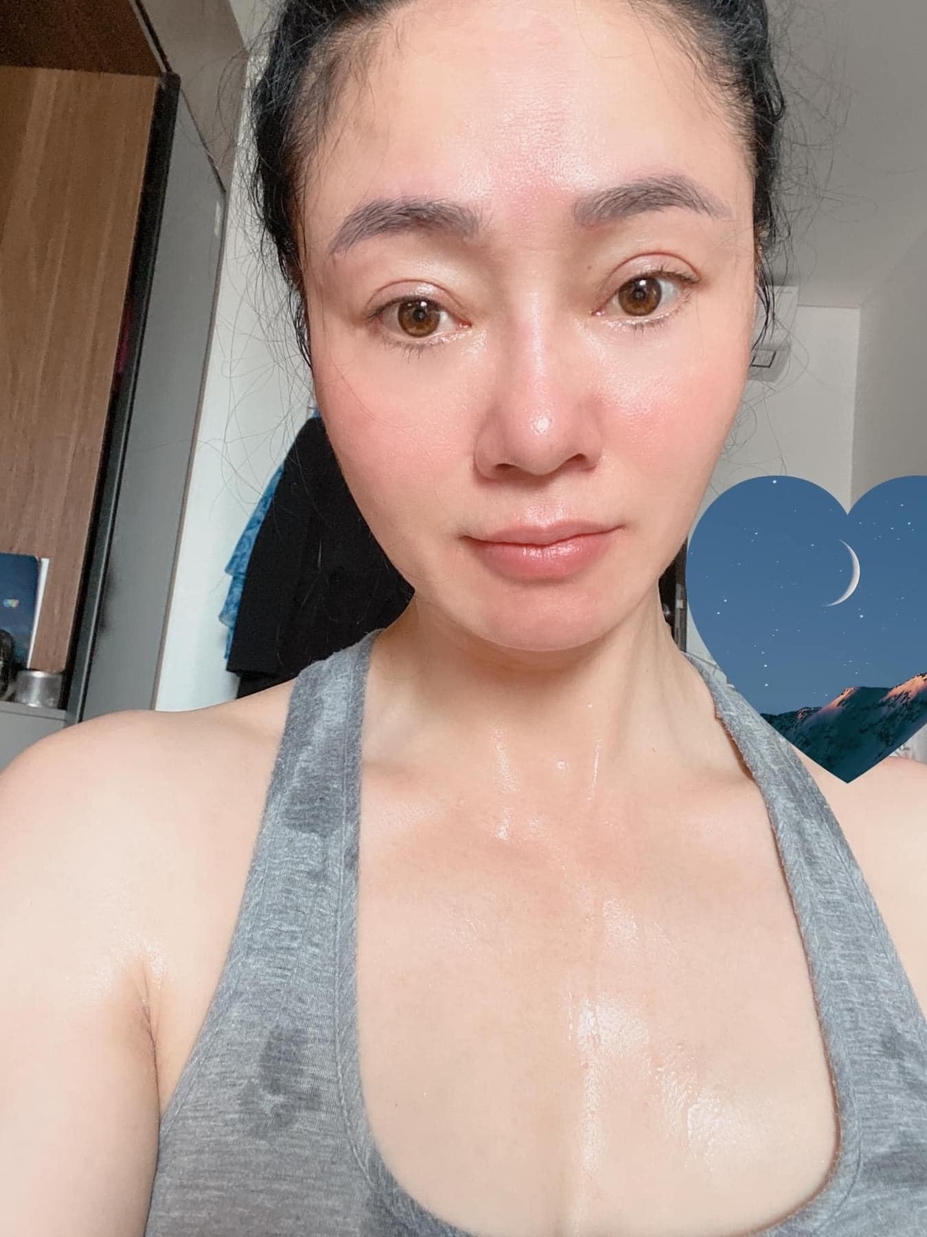 Diễn viên Quách Thu Phương thừa nhận chăm dùng app, hiếm hoi trưng mặt mộc gây chú ý 