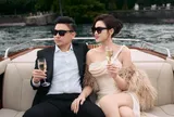 Một năm về chung nhà của Hoa hậu Đỗ Thị Hà và thiếu gia Sơn Hải: Chồng kín tiếng nay thường xuyên xuất hiện bên vợ