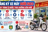 Đăng ký xe máy dưới 50cc cần làm những thủ tục gì?
