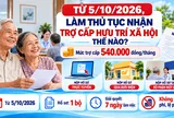 Từ 5/10/2026, làm thủ tục nhận trợ cấp hưu trí xã hội thế nào?