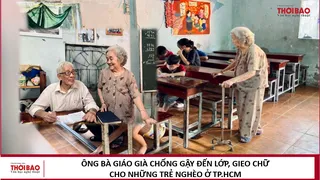Ông bà giáo già chống gậy đến lớp, gieo chữ cho những trẻ nghèo ở TP.HCM