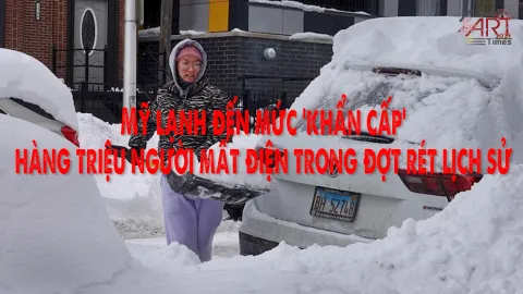 Mỹ lạnh đến mức 'khẩn cấp', hàng triệu người mất điện trong đợt rét lịch sử