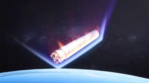 Video: Mảnh vỡ tên lửa của Trung Quốc rơi xuống Trái đất