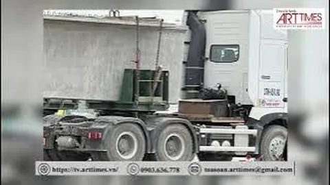 Điều tra xe biển trắng lắp còi hụ, dẫn đường xe chở dầm cầu 'khủng'