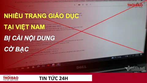 Gần 170 trang giáo dục tại Việt Nam bị cài nội dung cá độ, cờ bạc