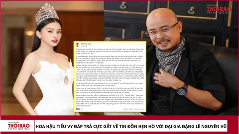 Hoa hậu Tiểu Vy đáp trả cực gắt tin đồn hẹn hò đại gia Đặng Lê Nguyên Vũ