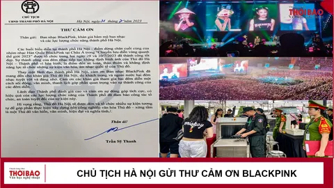Chủ tịch Hà Nội gửi thư cảm ơn Blackpink