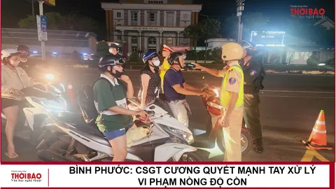 BÌNH PHƯỚC: CSGT CƯƠNG QUYẾT MẠNH TAY XỬ LÝ VI PHẠM NỒNG ĐỘ CỒN