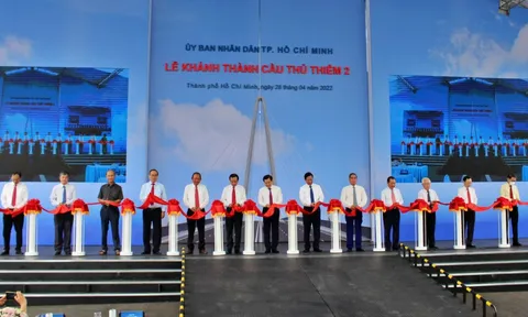 Phó Thủ tướng Lê Minh Khái dự khánh thành cầu Thủ Thiêm 2