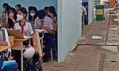 Tp.HCM: Lớp học gần cống thoát nước, Phòng GD&ĐT quận 7 chỉ đạo khẩn