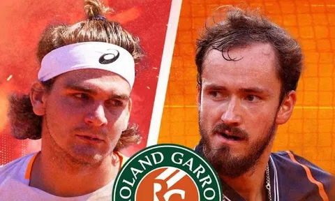 Lịch thi đấu tennis Pháp mở rộng 2023 - Roland Garros hôm nay