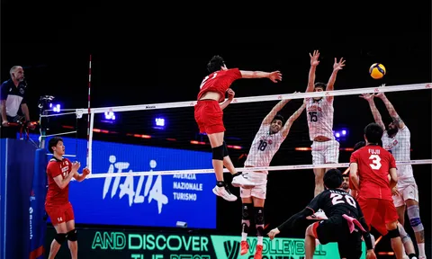 Lịch thi đấu bóng chuyền nam VNL ngày 5/6: Iran vs Nhật Bản