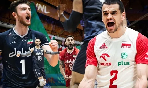 Trực tiếp bóng chuyền nam Iran vs Ba Lan: Số 1 châu Á đụng độ số 1 thế giới