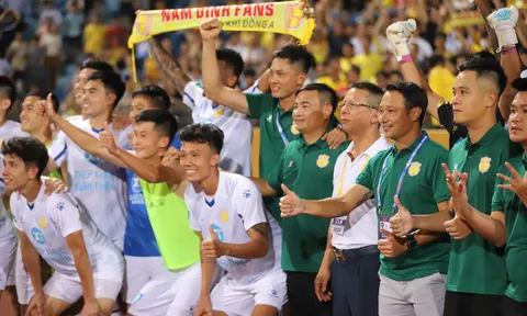 Nam Định báo tin không thể vui hơn cho NHM