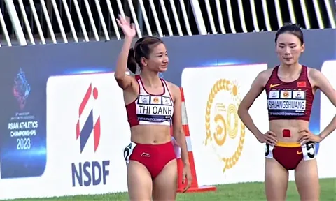 Nguyễn Thị Oanh kết thúc chung kết nữ 1.500m châu Á với vị trí thứ 5