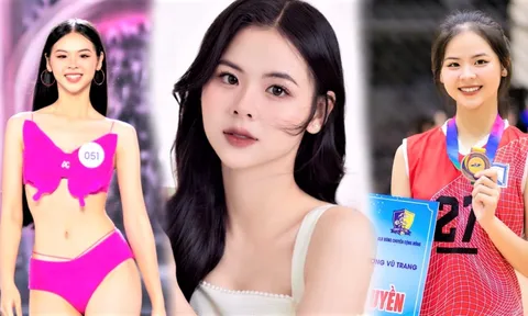 Hoa khôi bóng chuyền giành vé đầu tiên vào Top 20 Miss World Vietnam 2023