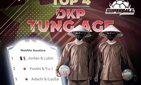 Tâng bóng nghệ thuật Việt Nam tự hào xếp thứ 4 thế giới