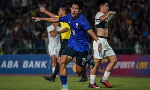 U23 Campuchia khởi đầu thuận lợi, dễ dàng đè bẹp U23 Brunei