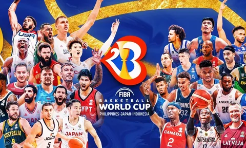 FIBA World Cup bóng rổ nam 2023 diễn ra ở 'thánh địa' Philippines, Nhật Bản và Indonesia