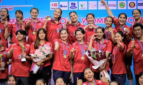 Trao thưởng cá nhân và đồng đội giải bóng chuyền nữ vô địch châu Á 2023: Thái Lan vô địch