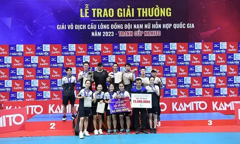 Cầu lông đồng đội quốc gia: Nguyễn Tiến Minh cùng TP HCM giải cơn khát vàng 10 năm