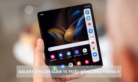Galaxy Z Fold4 đại hạ giá 15 triệu đầu tháng 9, giá rẻ hấp dẫn hủy diệt iPhone 14 Pro Max