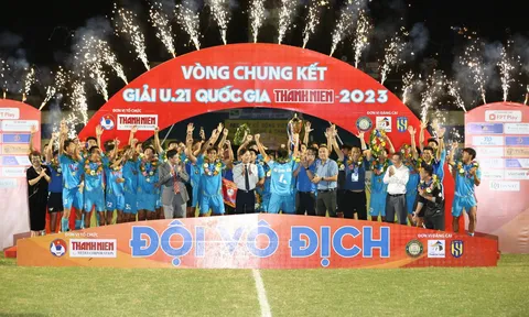 U21 PVF-CAND đánh bại hàng loạt ngôi sao U23 Việt Nam để lên ngôi vô địch