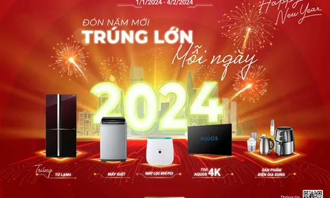 ĐÓN NĂM MỚI, TRÚNG LỚN MỖI NGÀY CÙNG SHARP!