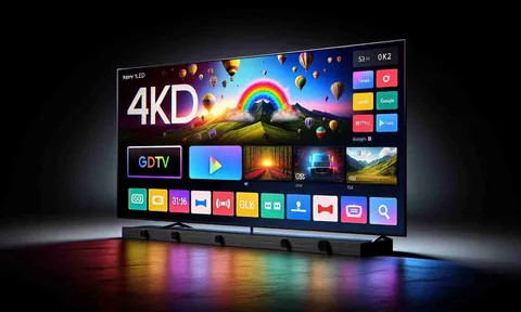 Google TV AKAI 4K QLED ra mắt: Màn hình 65 inch không viền, âm thanh Dolby Atmos, giá từ 7.3 triệu đồng