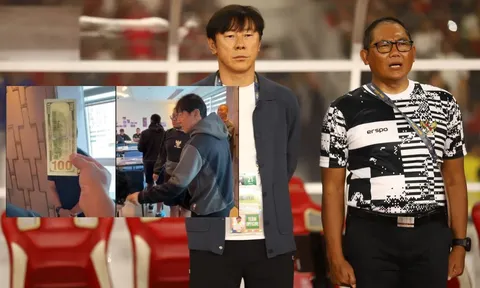 HLV Shin Tae Yong chơi sộp, phát tiền cho các thành viên U23 Indonesia