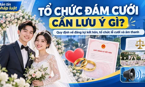 Tổ chức đám cưới cần lưu ý những quy định nào?