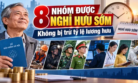 8 nhóm đối tượng được nghỉ hưu sớm mà không bị trừ tỷ lệ lương hưu, gồm những ai?