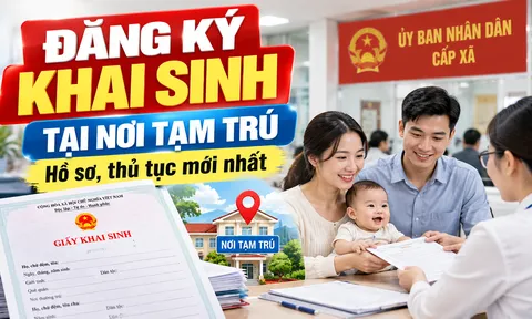 Đăng ký khai sinh tại nơi tạm trú thế nào? Hồ sơ, thủ tục mới nhất