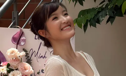 Nhan sắc nữ diễn viên "Hương vị tình thân" vừa làm lễ dạm ngõ tuổi 24, từng là nữ sinh Đại học Ngoại thương