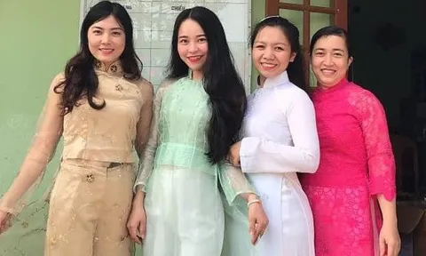 10.000 áo dài 0 đồng gửi các cô giáo miền Trung sau bão lũ