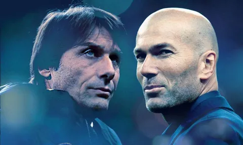 Inter vs Real Madrid - không còn đường lùi cho Zidane và Conte