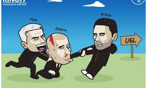Biếm họa 24h: Mourinho mời gọi Zidane xuống chơi Europa League