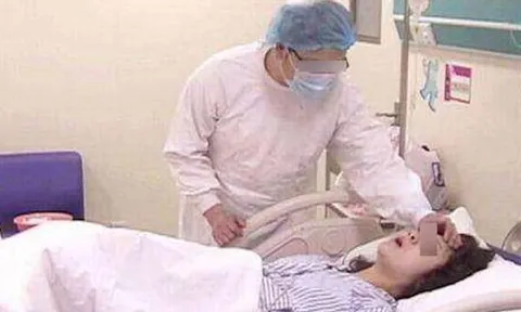 'Em không sinh đâu, đau quá!', chồng tát vợ bôm bốp khiến cả phòng sinh im phăng phắc