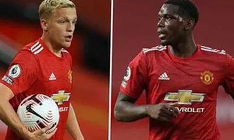 Evra cười nhạo kẻ so sánh Pogba với Van de Beek