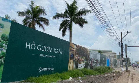Bình Dương: Xử phạt chủ đầu tư công trình dự án Hồ Gươm Xanh