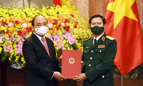 Chủ tịch nước trao quyết định bổ nhiệm Tổng Tham mưu trưởng Quân đội nhân dân Việt Nam