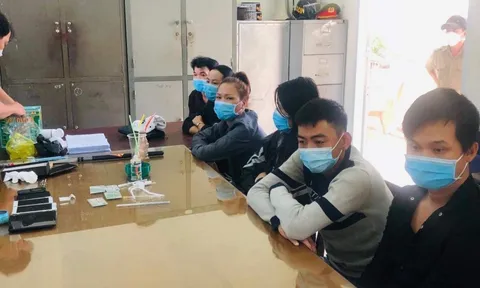 Bình Thuận bắt quả tang 6 đối tượng nam, nữ đang “phê” ma tuý đá