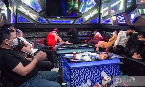 Lâm Đồng: Đột kích quán karaoke, phát hiện 36 đối tượng dương tính ma túy