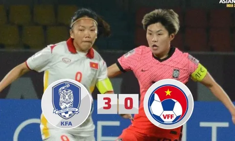 ĐT nữ Việt Nam nhận thất bại trong ngày ra quân Asian Cup 2022