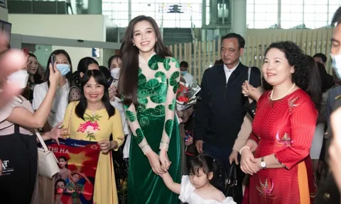 Hoa hậu Đỗ Hà được chào đón nồng nhiệt tại quê nhà sau thành tích Top 13 tại Miss Wolrd 2021