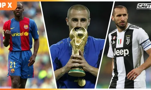 Top 5 siêu hậu vệ chưa từng vô địch Champions League