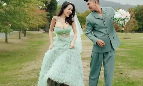 Cặp đôi "thị phi" nhất nhì showbiz Việt tung ảnh cưới cực tình