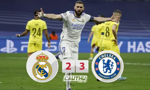 Thoát hiểm siêu kịch tính trước Chelsea, Real vào bán kết