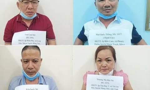 Đồng Nai: Tạm giữ 5 đối tượng đánh bạc qua mạng, thu giữ hơn 100 triệu đồng