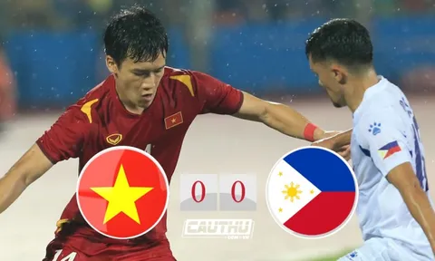 Dứt điểm dở tệ, U23 Việt Nam hòa đáng tiếc trước U23 Philippines